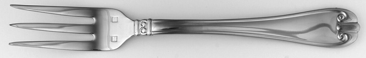 Williamstown (Stainless) Large Solid Cold Meat Serving Fork by Lunt Silver-1