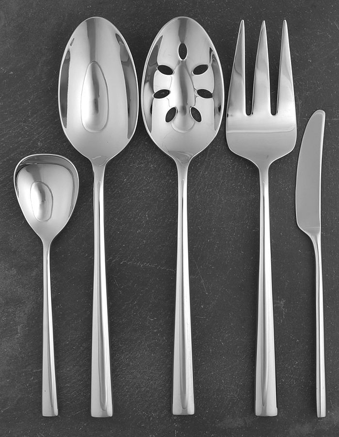 Malmo (Stainless) 5 Piece Hostess Set by Lenox-1