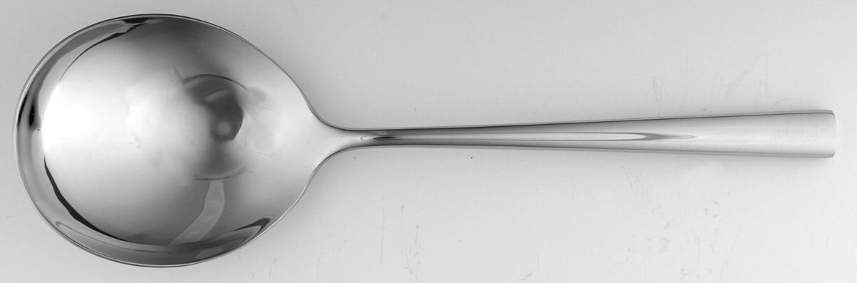 Malmo (Stainless) Solid Smooth Casserole Spoon by Lenox-1