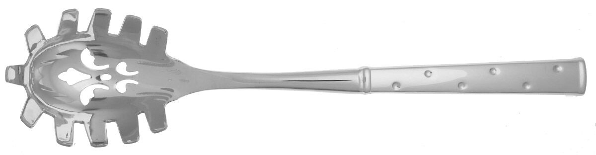 Larabee Dot (Stainless) Pasta Server with Stainless Bowl HC by Lenox-1