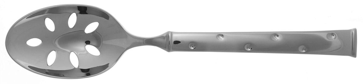 Larabee Dot (Stainless) Pierced Tablespoon (Serving Spoon) by Lenox-1