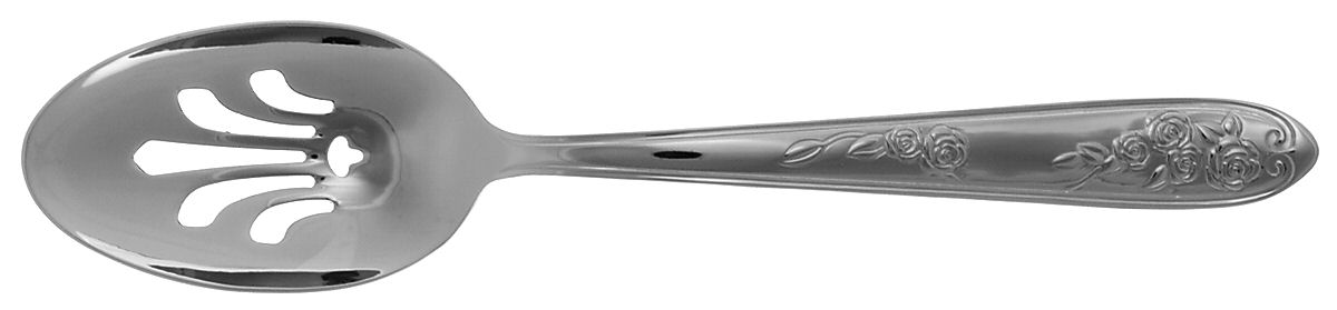 Accoutrements (Stainless) Pierced Tablespoon (Serving Spoon) by Lenox-1