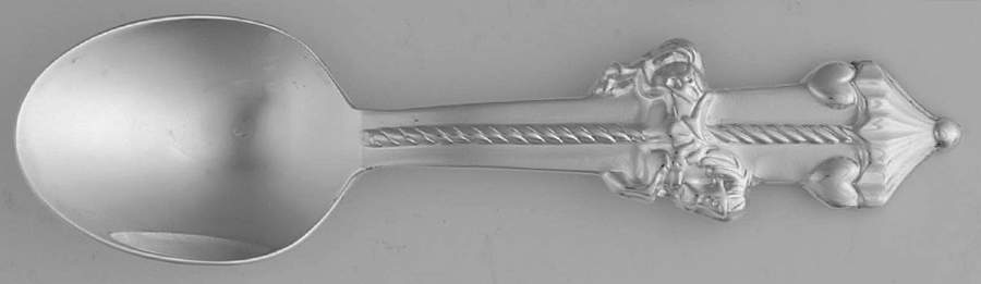 Baby Jewel (Silverplate, Hollowware) Straight Handle Baby Spoon by Lenox-1