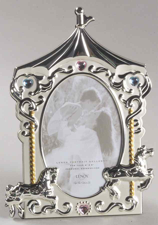 Baby Jewel (Silverplate, Hollowware) Frame-Holds 4" X 6" by Lenox-1