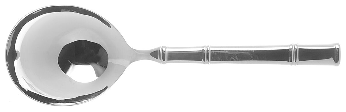 Pompano Point (Stainless) Solid Smooth Casserole Spoon by Lenox-1