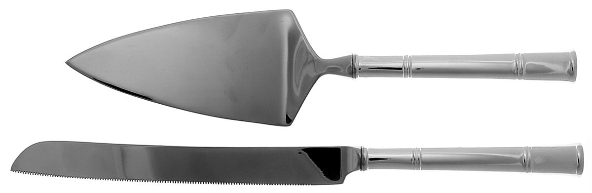 Pompano Point (Stainless) 2 Piece Cake Serving Set (CAKSL & CAKST) by Lenox-1