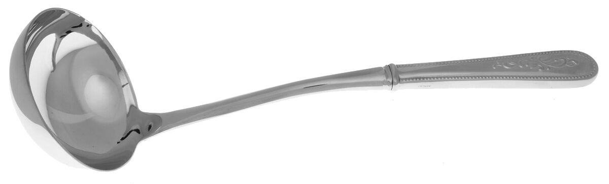 Opal Innocence (Stainless) Soup Ladle with Stainless Bowl HC by Lenox-1