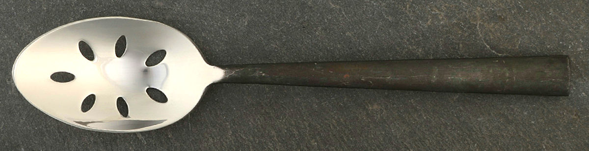 Mediterra (Stainless) Pierced Tablespoon (Serving Spoon) by Lenox-1