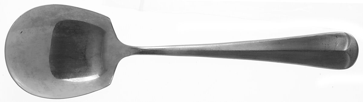 LCU86 (Stainless) Solid Smooth Casserole Spoon by Lifetime-1