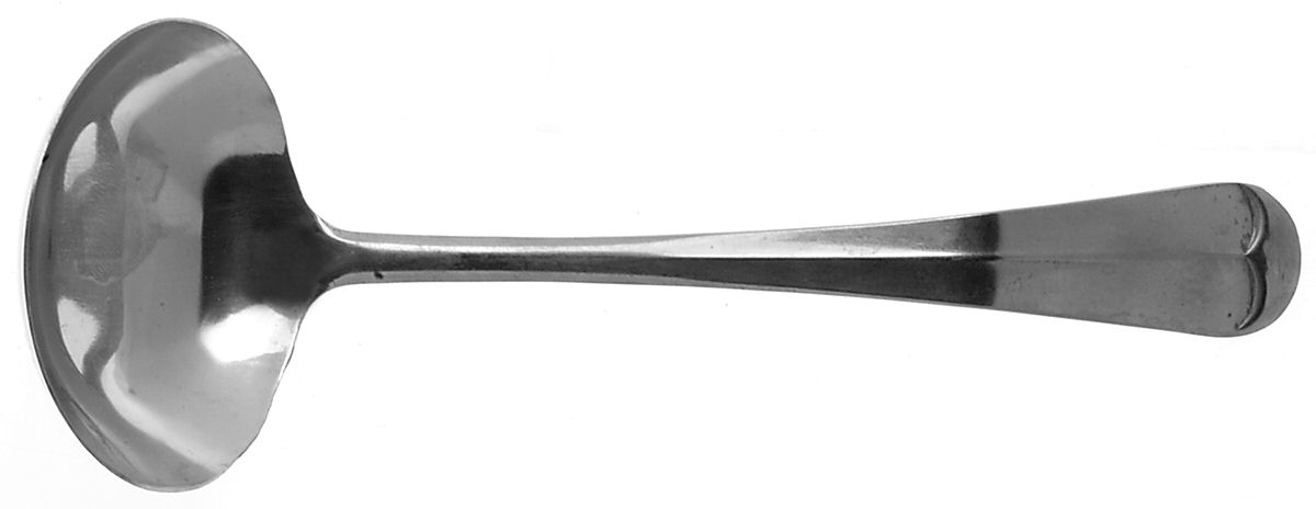 LCU86 (Stainless) Solid Gravy Ladle by Lifetime-1
