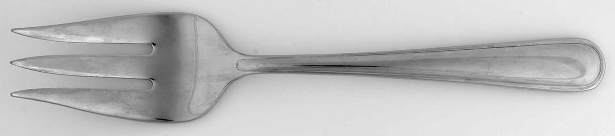 Halsted (Stainless) Medium Solid Cold Meat Serving Fork by Lenox-1