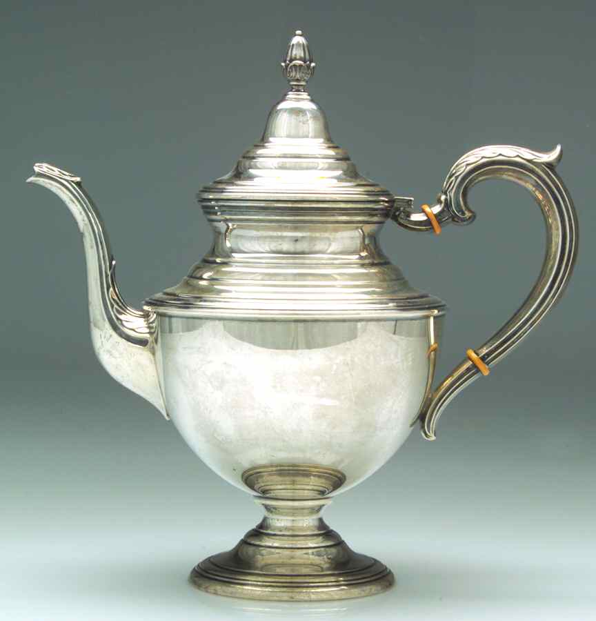 0010 (Sterling, Hollowware) Teapot by La Pierre Silver-1