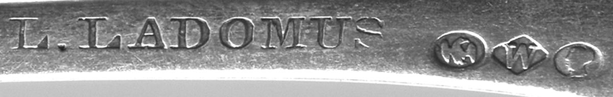 Coin Silver Flatware Teaspoon by Lewis Ladomus-3