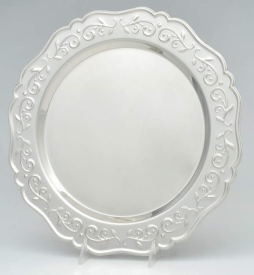 Opal Innocence (Silverplate, Hollowware) 13" Charger/Service Plate by Lenox-1
