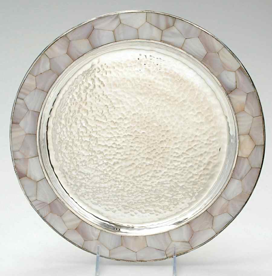 Silverplate Hollowware Service Plate by Los Castillo-1