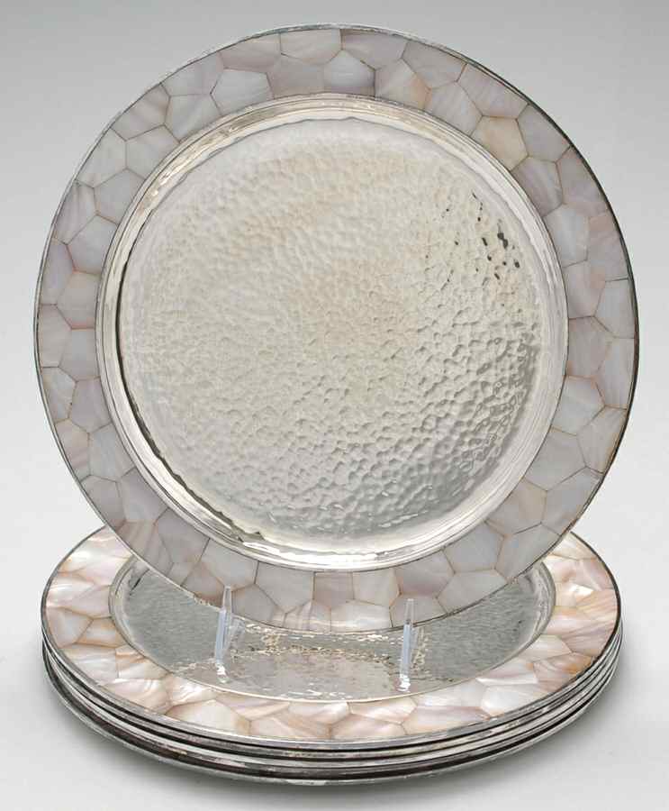 Silverplate Hollowware Service/Dinner Plate - Set of 6 by Los Castillo-1