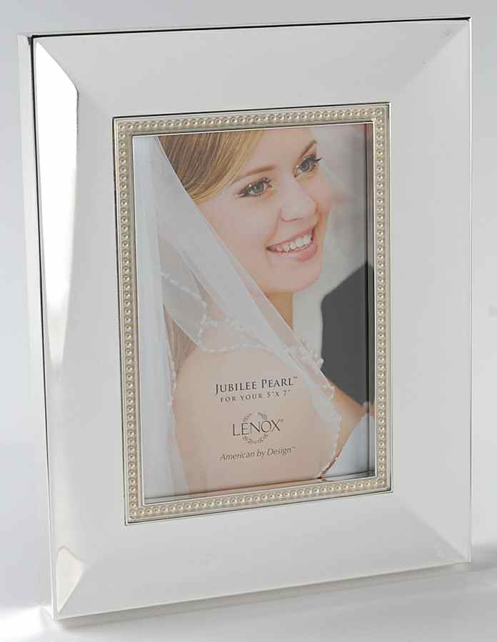 Jubilee Pearl (Silverplate, Giftware) 5" X 7" Picture Frame by Lenox-1