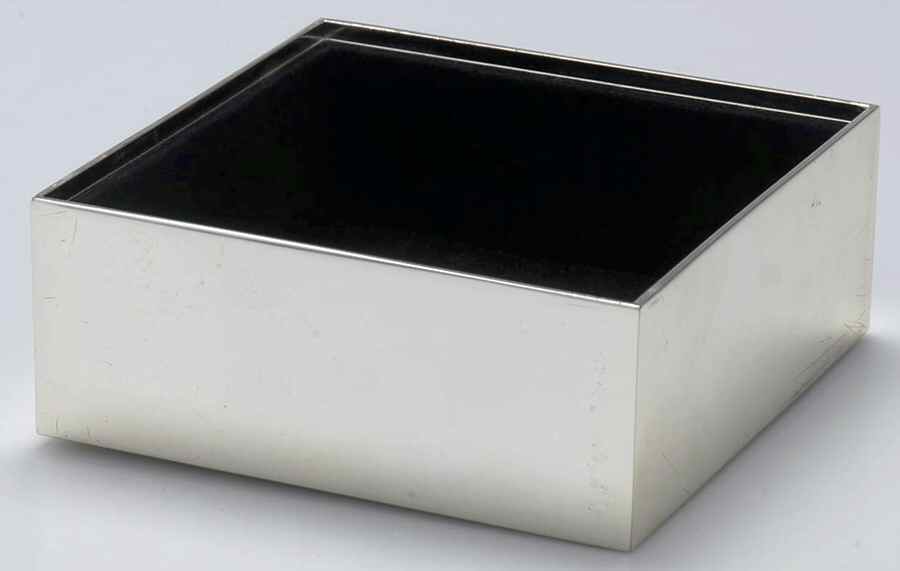 Belle Boulevard (SIlverplate, Hollowware) Vanity Box No Lid by Lenox-1
