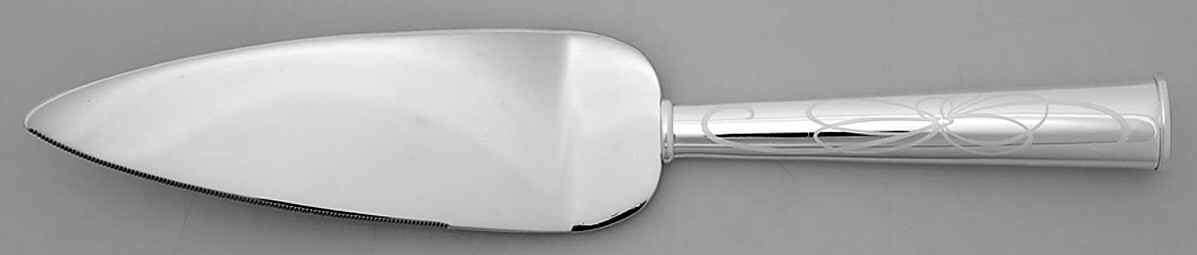 Belle Boulevard (SIlverplate, Hollowware) Cake Server with Stainless Blade by Lenox-1