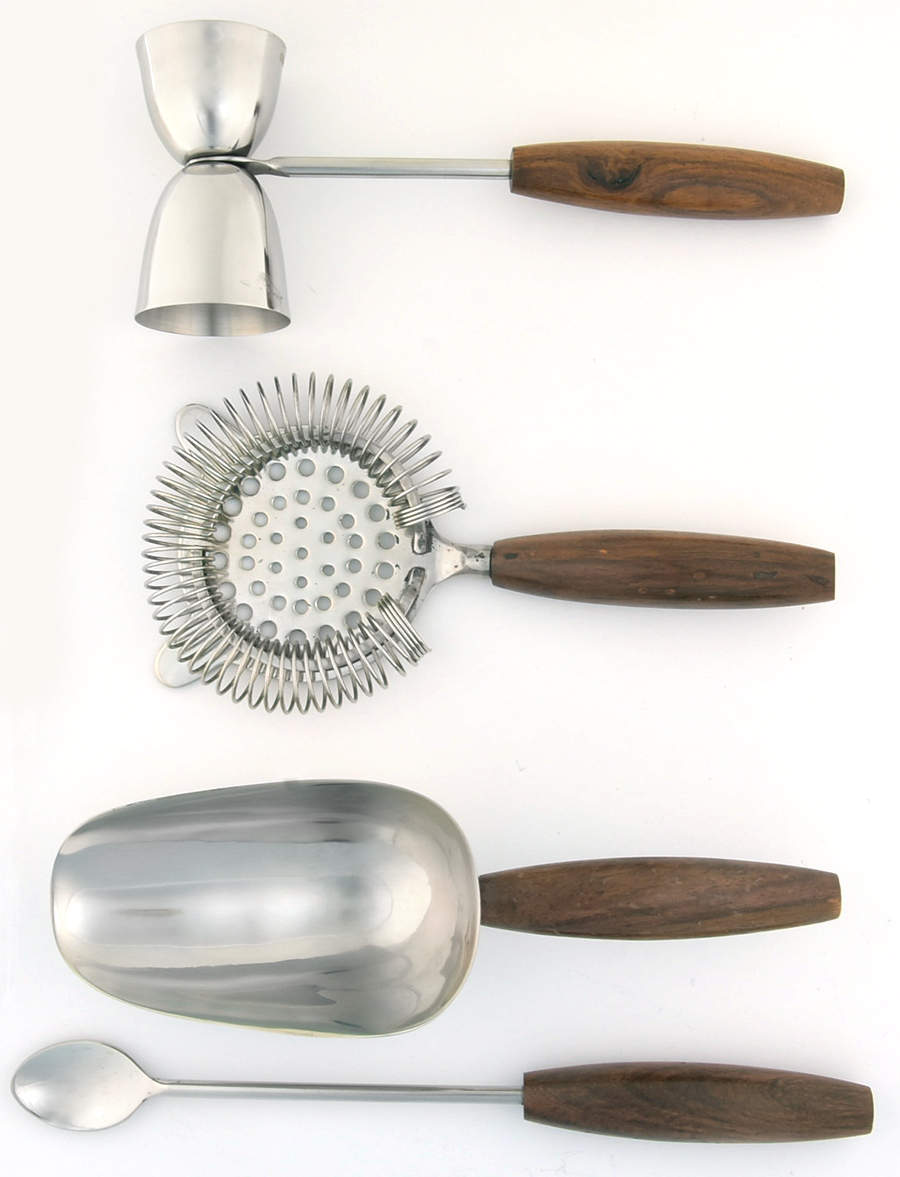 Tuscany Classics (Hollowware) (4 Piece) Bar Set w/Wood Accents by Lenox-1