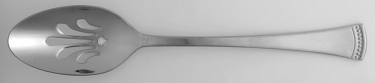 Portola (Stainless) Pierced Tablespoon (Serving Spoon) by Lenox-1