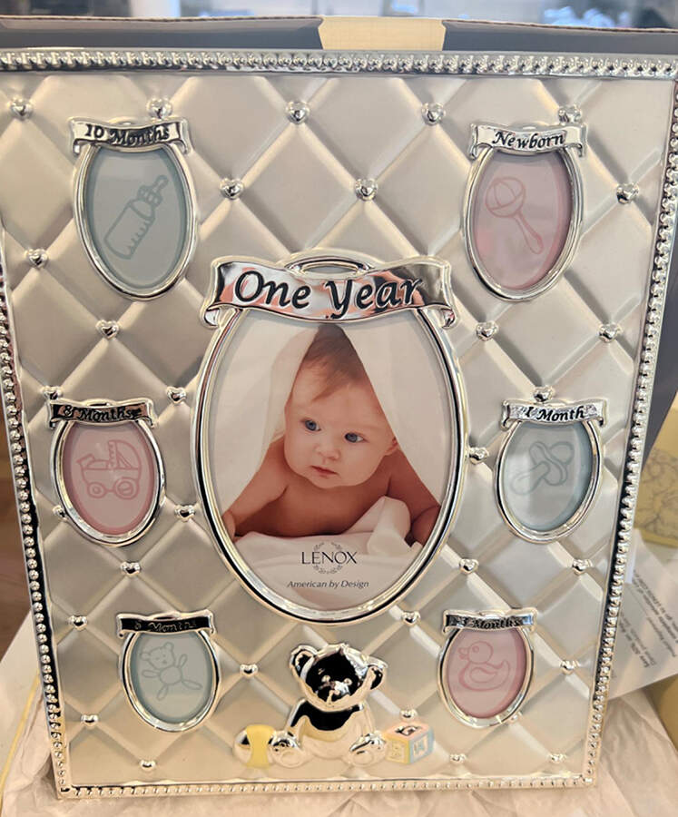Childhood Memories (Silverplate, Giftware) First Year Picture Frame by Lenox-1