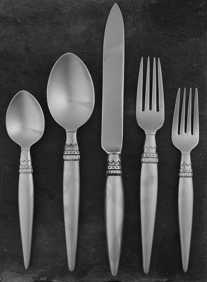 Harlequin (Stainless) 5 Piece Place Setting by Lisa Jenks Flatware-1