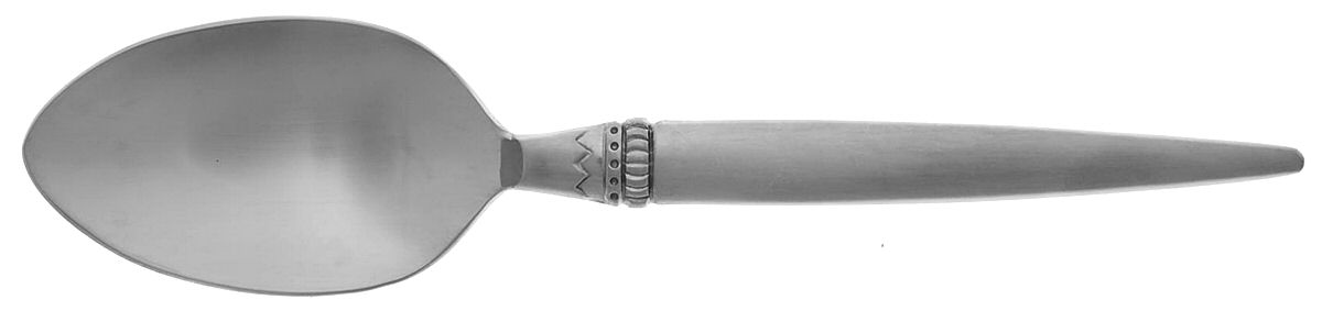 Harlequin (Stainless) Solid Serving Spoon by Lisa Jenks Flatware-1