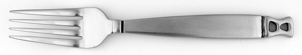 Notch (Stainless) Individual Salad Fork by Lisa Jenks Flatware-1