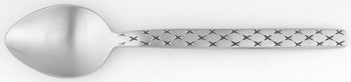Diamonds (Stainless) Teaspoon by Lisa Jenks Flatware-1