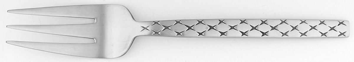 Diamonds (Stainless) Solid Serving Fork by Lisa Jenks Flatware-1