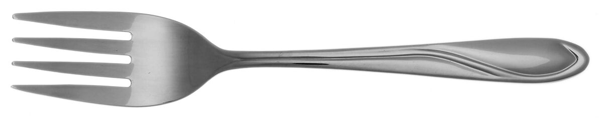 Selena (Stainless) Medium Solid Cold Meat Serving Fork by Lagostina-1