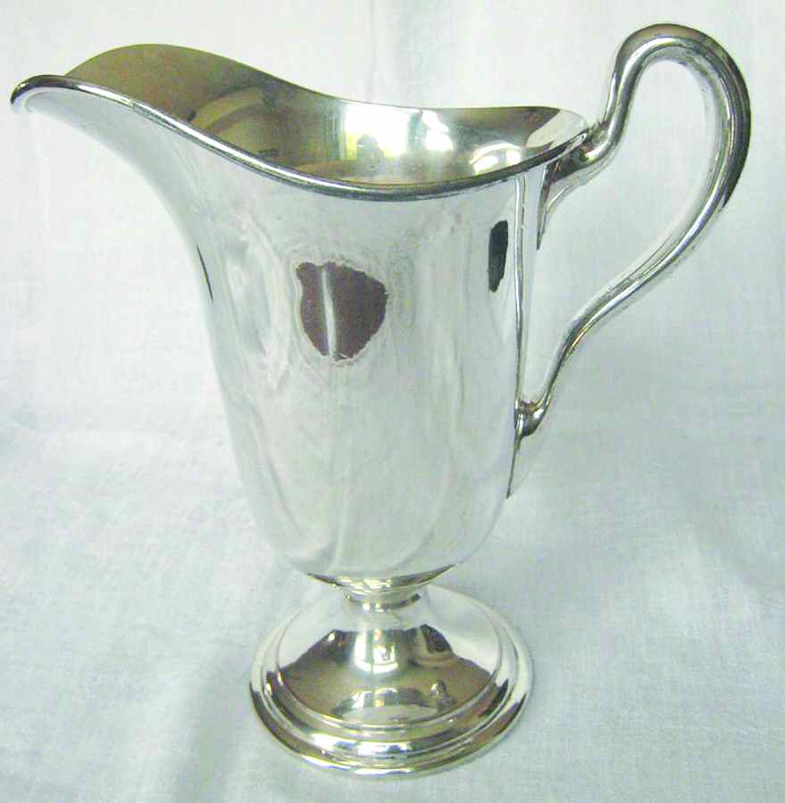 721 (Silverplate, Hollowware) Silverplate Water Pitcher by Lawrence B Smith -1