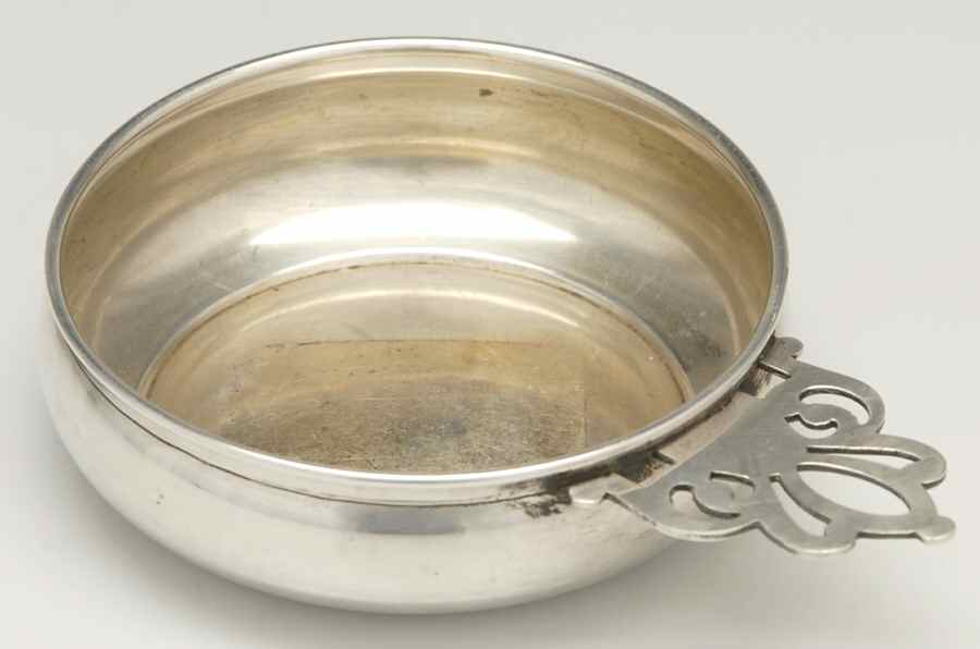 191 (Sterling, Hollowware) Sterling Porringer by Lunt Silver-1