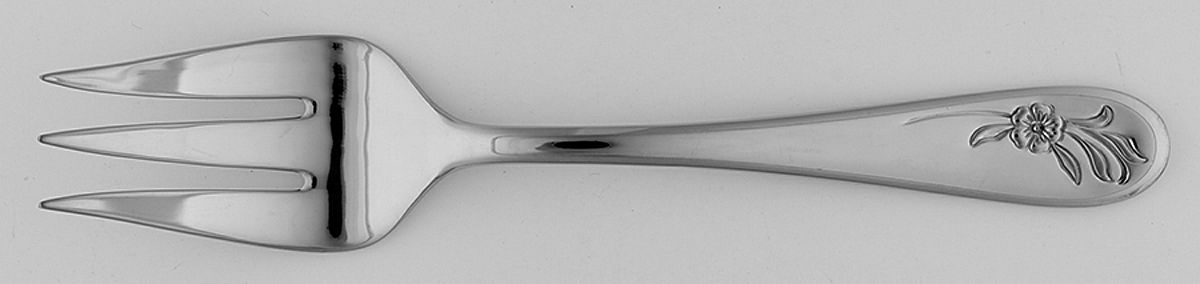 Sheer Bliss (Stainless) Medium Solid Cold Meat Serving Fork by Lenox-1
