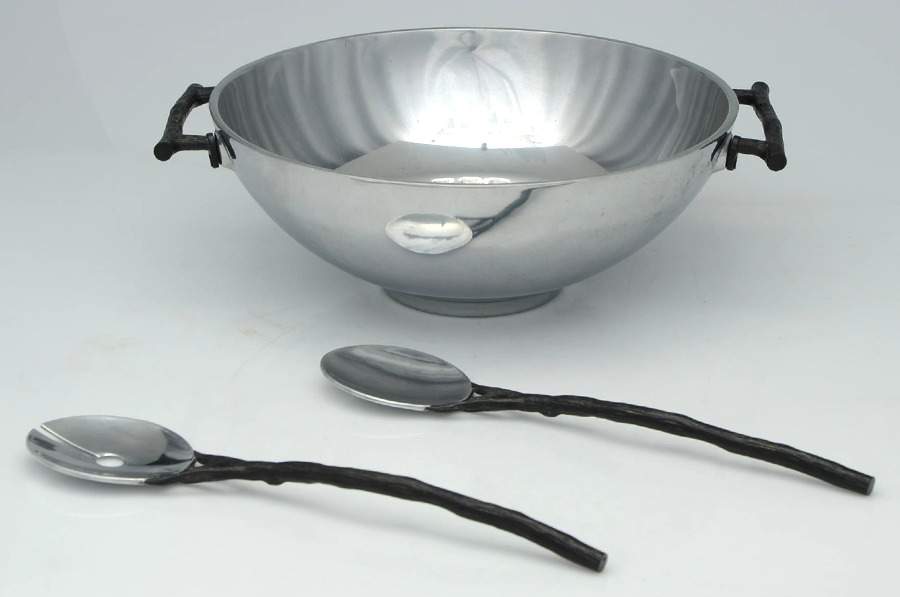 Park City (Hollowware) Salad Set-3pc (Bowl & Servers) by Lenox-1