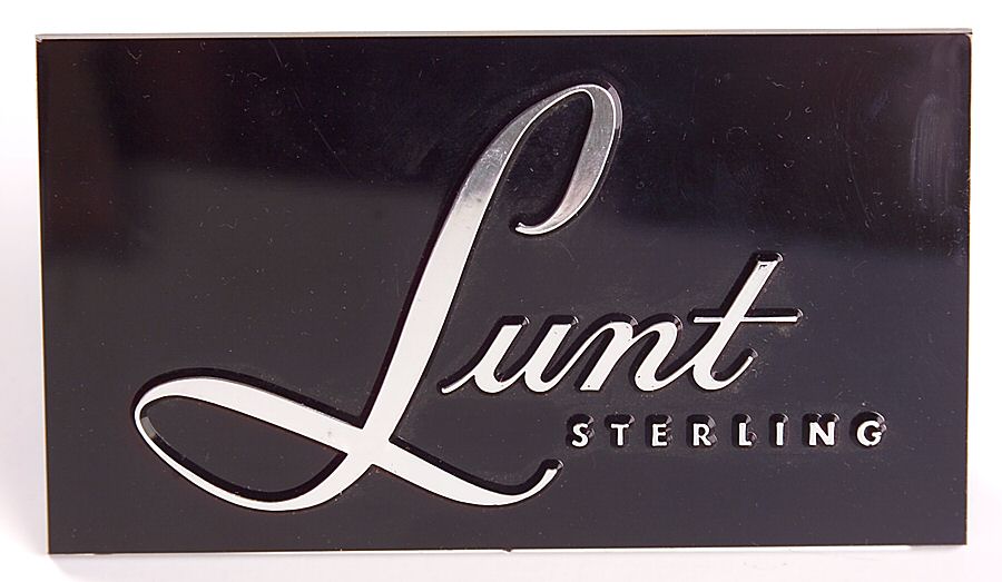 Advertising Signs Plastic Advertising Sign by Lunt Silver-1