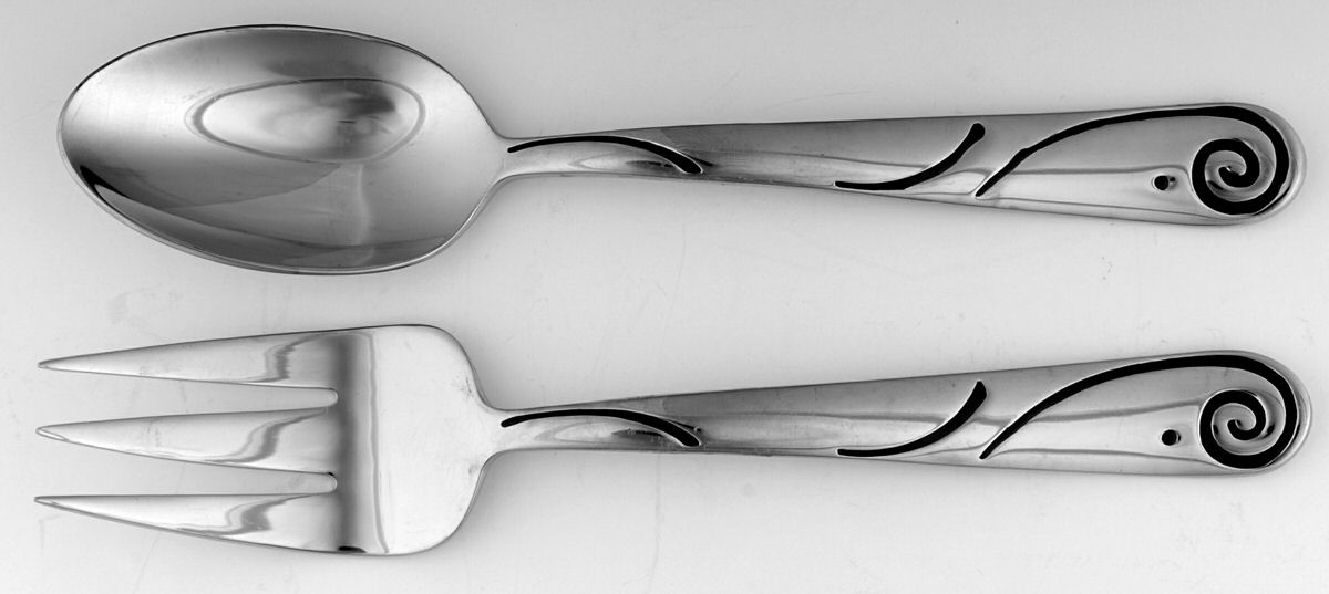 Spyro (Stainless) Solid Serving Set by Lenox-1