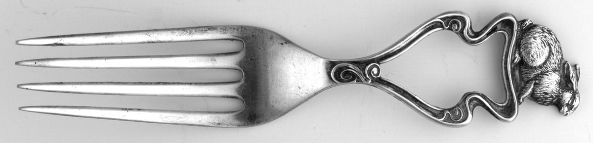LUS39 (Sterling) Baby Fork by Lunt Silver-1