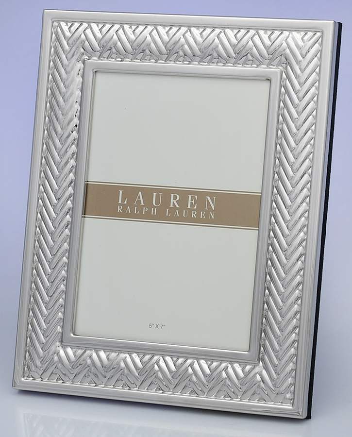 Equestrian Braid (Silverplate, Hollowware) 5" X 7" Picture Frame by Ralph Lauren Flatware-1