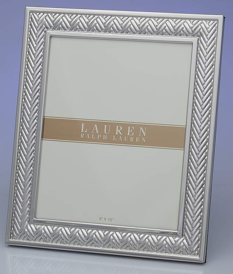 Equestrian Braid (Silverplate, Hollowware) Frame Holds 8" X 10" by Ralph Lauren Flatware-1