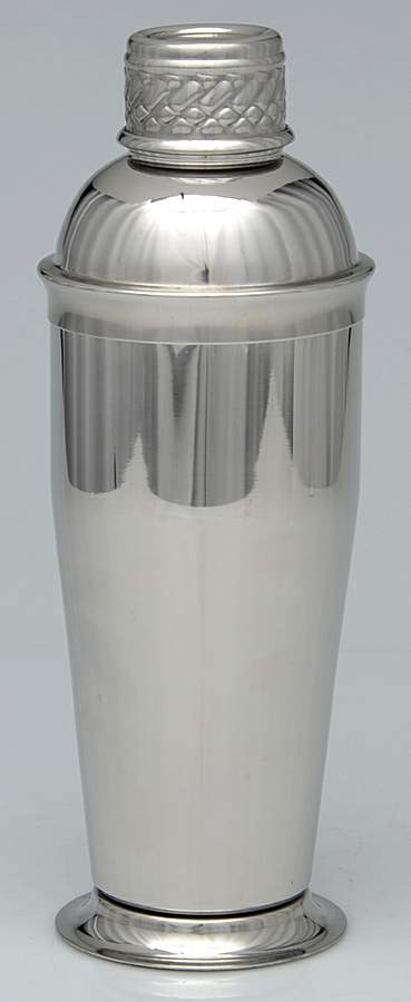 Equestrian Braid (Stainless, Hollowware) Cocktail Shaker with Lid by Ralph Lauren Flatware-1