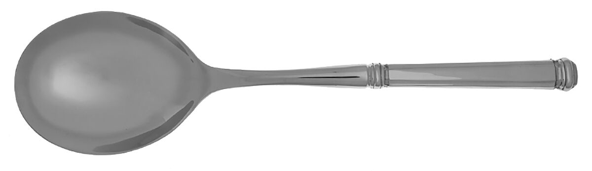 Abington Square (Stainless) Casserole Spoon with Smooth Stainless Bowl HC by Lenox-1