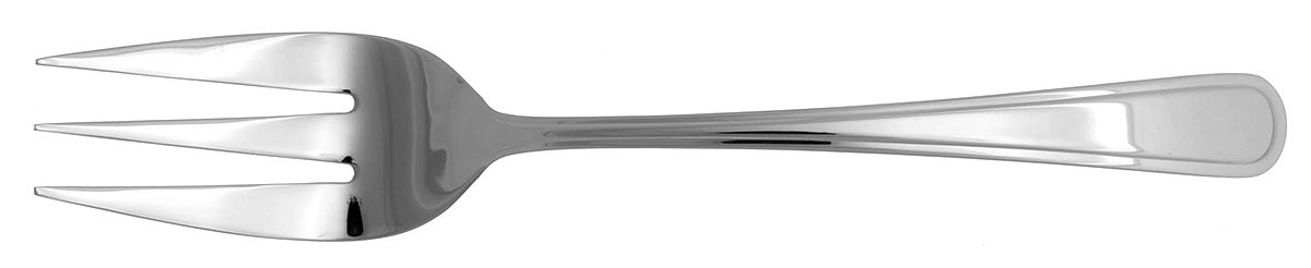 LGS8(Stainless) Medium Solid Cold Meat Serving Fork by Lagostina-1