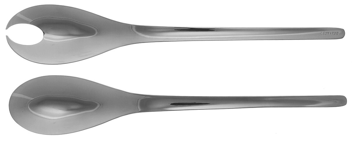 LDN1 (Stainless) (2 Pc) Solid Salad Set by Leonardo-1