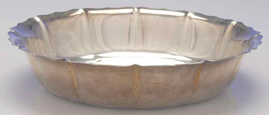 Early Dublin (Silverplate, Hollowware) 9" Round Vegetable Bowl by Lunt Silver-1
