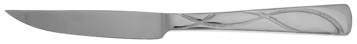 Vibe (Stainless) Steak Knife Individual Solid No Serrate HC by Lenox-1
