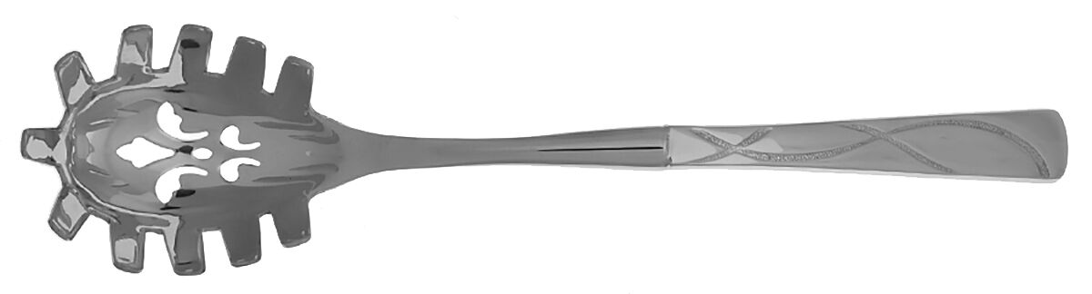 Vibe (Stainless) Pasta Server with Stainless Bowl HC by Lenox-1