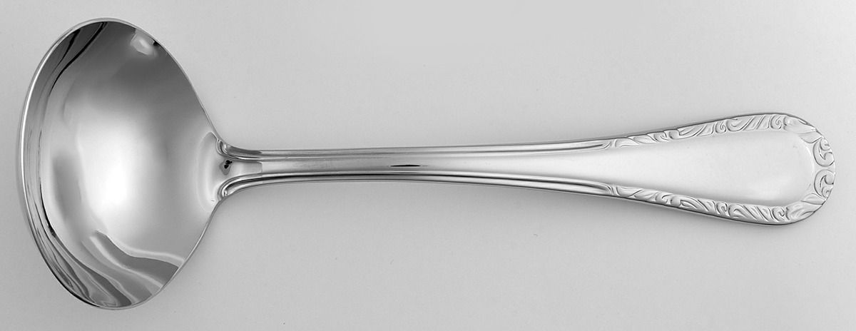 Venetian Lace (Stainless) Solid Gravy Ladle by Lenox-1