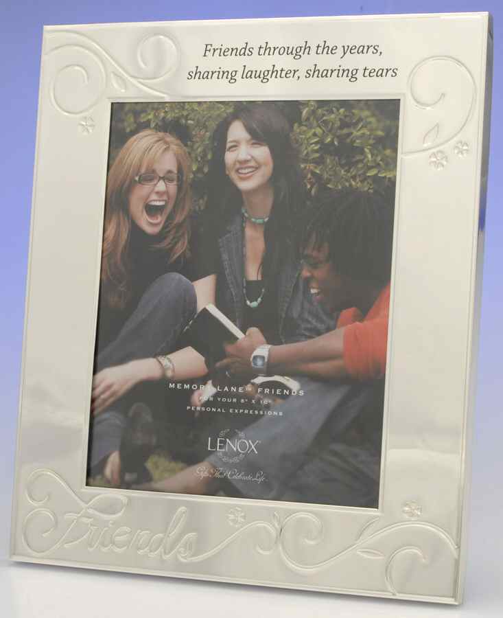 Memory Lane (Silverplate, Hollowware) Frame-Holds 8" X 10" Picture by Lenox-1
